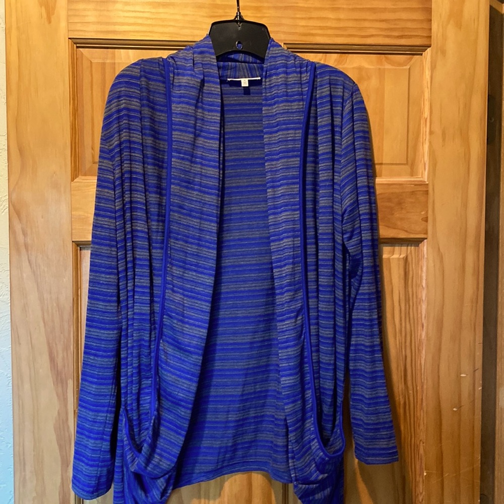 Draped Pocket Cardigan Sweater